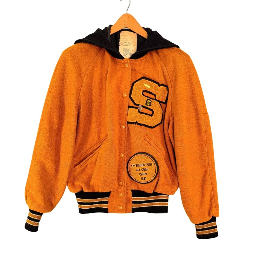 DeLong Sportswear Vintage 1980s Choir‎ Varsity Sailor Collar Smithton Women's L